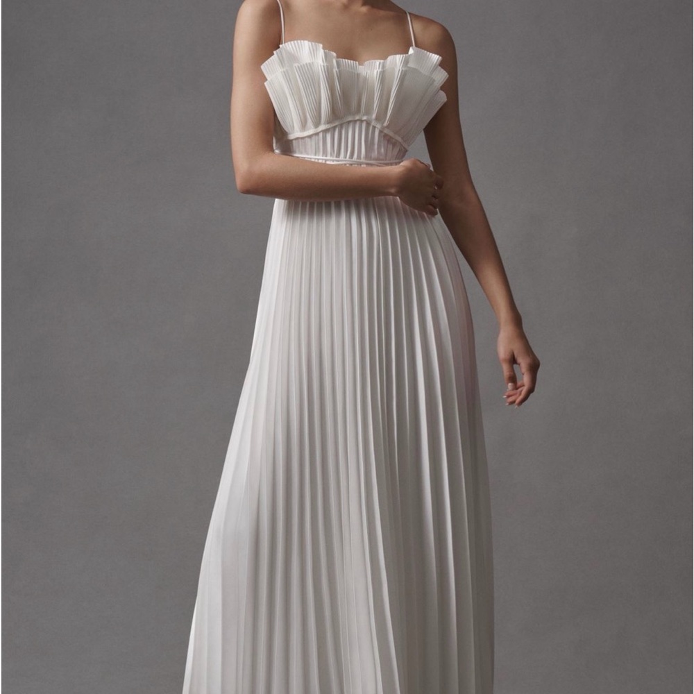 Acler Sanna Pleated Maxi Dress